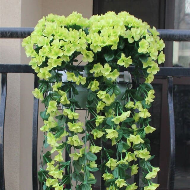 Vivid Artificial Hanging Orchid Bunch - Cartnoova