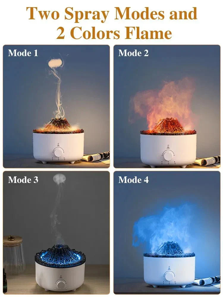 VolcanoVapor™ - Fire Flame Air Humidifier - Cartnoova