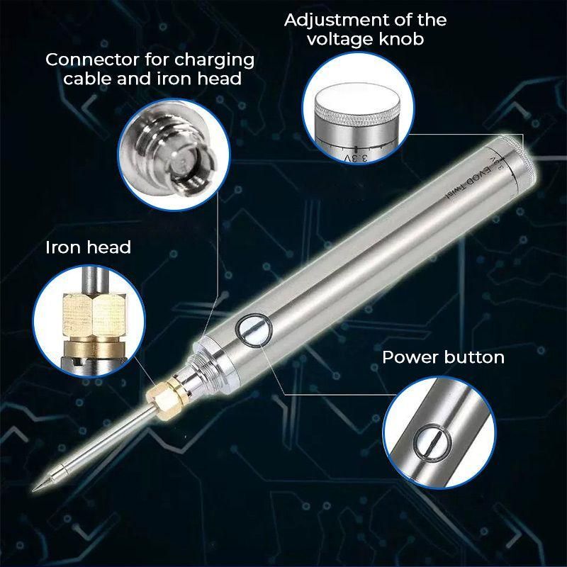 Wireless Charging Electric Soldering Iron Tin - Cartnoova
